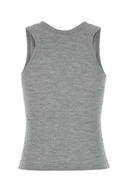 Loewe Grey Silk Tank Top