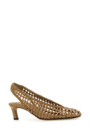 Kamelleder-Pumps von Fendi