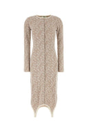 Fendi Embroidered Cotton Blend Dress