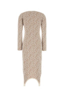Fendi Embroidered Cotton Blend Dress