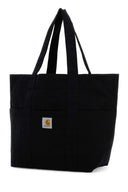 Carhartt Wip Black Canvas Parker Tote Bag