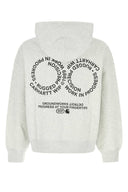 Carhartt Wip Melange Light Grey Cotton Blend Hooded Rotation Sweat