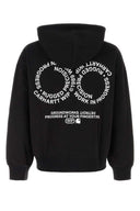 Carhartt Wip Black Cotton Blend Hooded Rotation Sweat