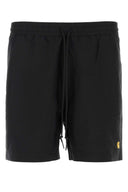 Carhartt Wip Black Polyester Chase Swim Trunk