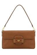 Miu Miu Caramel Leather Penny Shoulder Bag