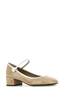Miu Miu Beige Leather Pumps