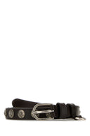 Prada Chocolate Leather Belt