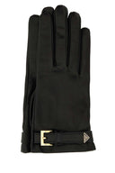 Schwarze Prada-Handschuhe aus Nappaleder