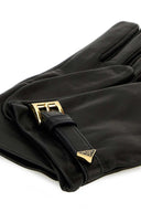 Schwarze Prada-Handschuhe aus Nappaleder