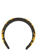 Prada Brown Nappa Leather Hairband