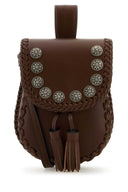 Prada Brown Leather Crossbody Bag