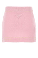 Prada Pink Cashmere Mini Skirt