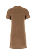Prada Biscuit Cashmere Mini Dress