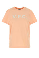 A.P.C. Peach Cotton T Shirt