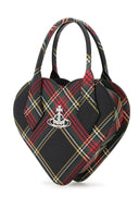 Vivienne Westwood Printed Synthetic Leather Josephine Heart Handbag