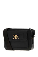 Versace Black Leather Crossbody Bag