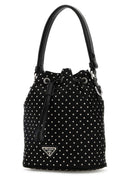 Prada Black Re Nylon Beuteltasche