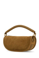 Burberry Camel Suede Hebden Handbag