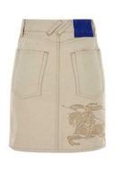 Burberry Sand Denim Mini Skirt