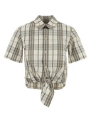 Burberry Embroidered Poplin Shirt