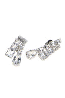 Swarovski Embellished Metal Matrix Earrings