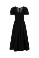 Tory Burch Black Viscose Blend Robe