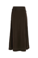Tory Burch Brown Viscose Skirt