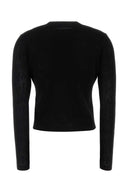 Tory Burch Black Viscose Blend Cardigan
