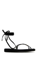 Tory Burch svarte semskede Capri-sandaler
