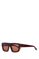 Gucci Burgundy Acetate Sunglasses