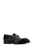 Schwarze Leder-Loafer von Gucci