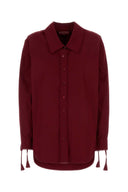 Gucci Burgundy Poplin Shirt
