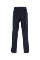 Brioni Midnight Blue Stretch Wool Pant