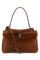 Balenciaga Caramel Leather Small Rodeo Handbag