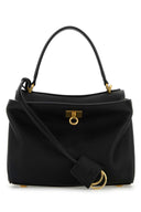 Balenciaga Black Leather Mini Rodeo Handbag