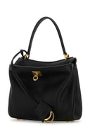 Balenciaga Black Leather Mini Rodeo Handbag