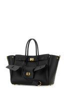 Balenciaga schwarzes Leder kleiner Trage All Bel Air Einkaufstasche