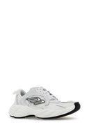 Balenciaga White Leather Monday Sneakers