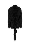 Balenciaga Black Poplin Oversize Shirt