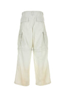 Balenciaga Cargohose aus elfenbeinfarbener Baumwolle