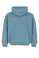 Balenciaga Light Blue Cotton Sweatshirt