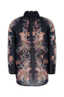 Zimmermann Printed Ramie Rhiannon Blouse