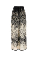 Pantalón Rhiannon de seda estampado de Zimmermann
