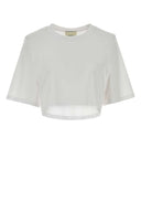 Isabel Marant T Shirt Zaely Oversize In Cotone Bianco
