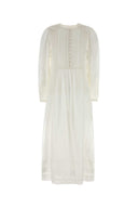 Isabel Marant Etoile White Cotton Gisela Dress