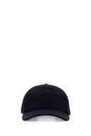 Moorer Navy Blue Wool Baseball Cap