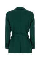 Max Mara Dark Green Wool Talento Blazer