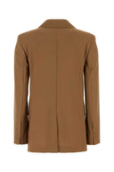 Mm Studio Camel Wool Blend Nice Blazer