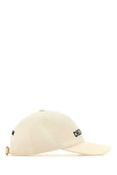 Cappello da baseball in cotone avorio Valentino Garavani