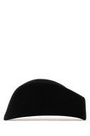 Valentino Garavani Black Wool V Logo Signature Hat